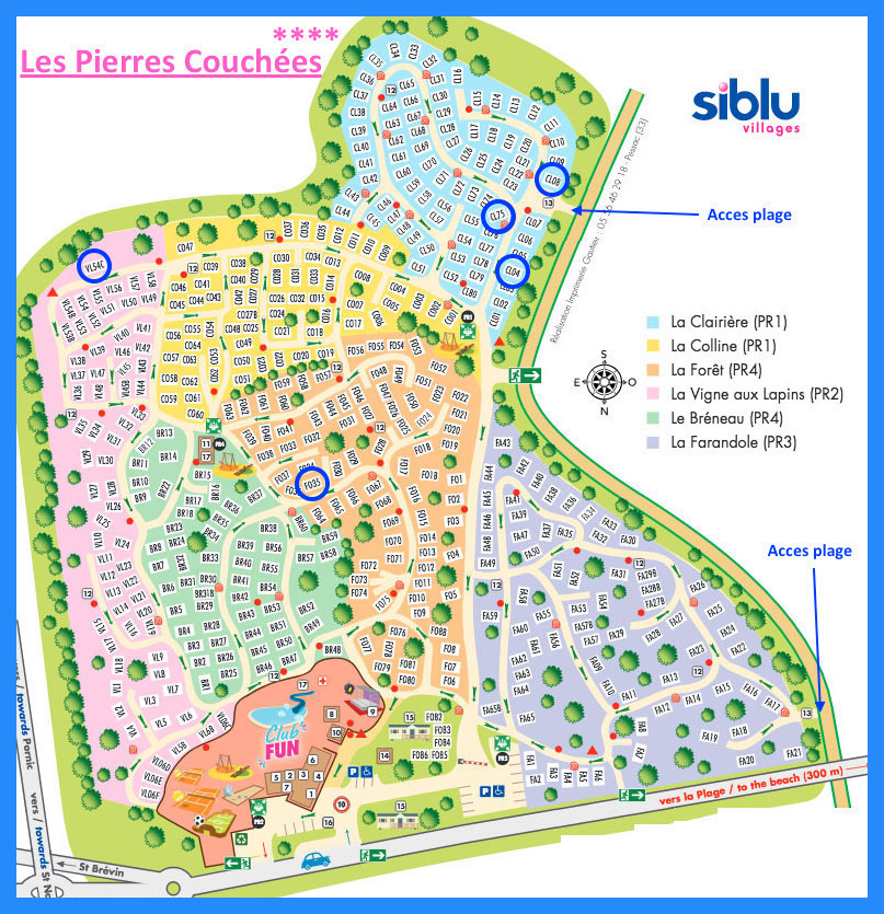 EMPLACEMENT DES MOBIL-HOMES